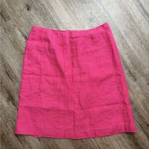 Talbots • Irish Linen A-Line Skirt